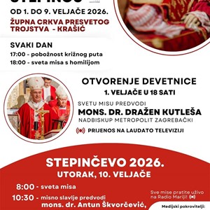 Četvrti dan devetnice uoči Stepinčeva u Krašiću